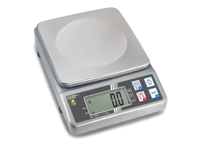 tafelweegschaal,platform BxD 175x165mm,RVS,weegbereik 0-1,5kg