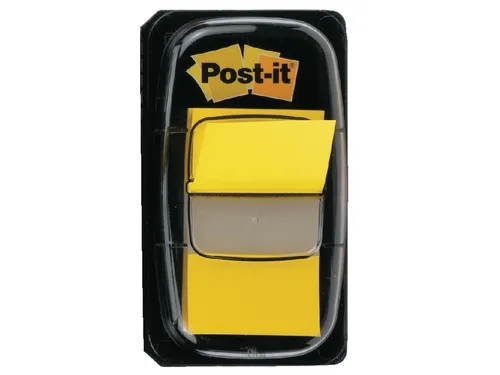 Indextabs 3M Post-it 680 25.4x43.2mm geel