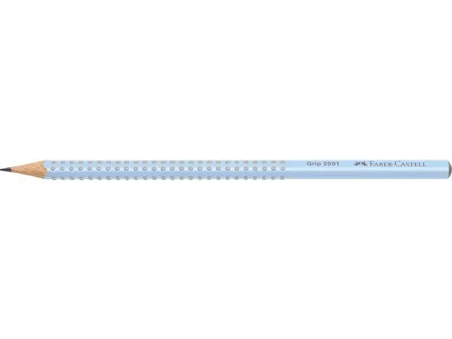 Potlood Faber-Castell Grip 2001 B in 2 kokers,144stuks blauw, rood, sk
