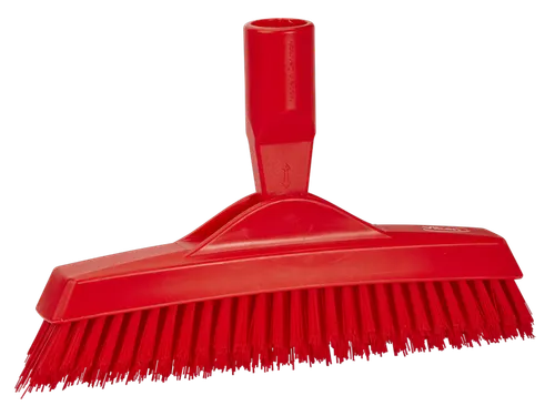 Hygiene 7040-4 voegenborstel steelmodel extra hard rood 225mm