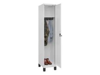 locker,HxBxD 1950x400x500mm,1vak,vak B 400mm,draaigrendel,voeten - 1