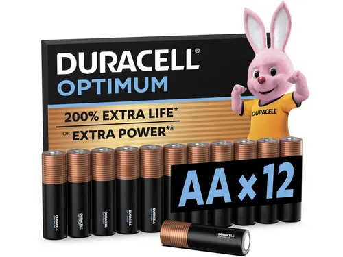 Batterij Duracell Optimum 12x AA