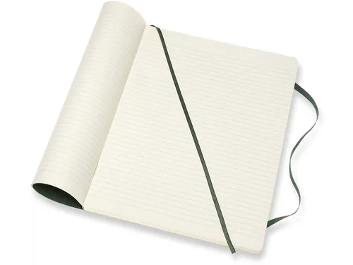 Notitieboek Moleskine XL 190x250mm lijn soft cover myrtle green