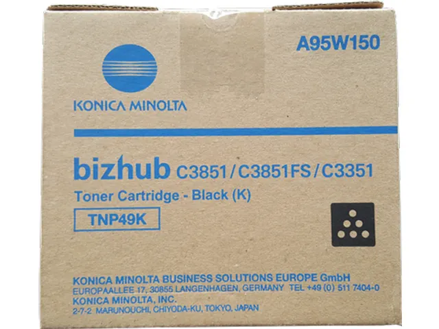 A95W150 KONICA TNP49K Bizhub toner black