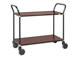 tafelwagen,draagverm. 250kg,2xhouten plaat,laadvl. LxB 950x430mm
