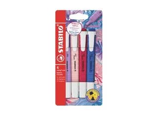 Markeerstift STABILO Swing cool Wildflower 4 stuks assorti - 1