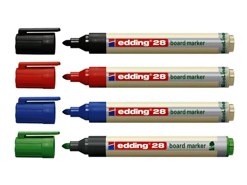 Viltstift edding 28 whiteboard EcoLine rond groen 1.5-3mm