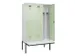 locker met bank,voor scheiding van kleding,HxBxD 2120x1200x815mm,3vak