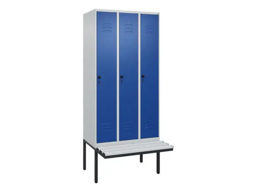 locker voor scheiding van kleding,HxBxD 2120x900x815mm,3vak