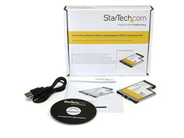 2-Poorts ExpressCard 54 mm SuperSpeed USB 3.0 (5Gbps) Adapterkaart