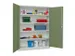 grootvolumekast met openslaande deuren,RAL7035,front RAL6011