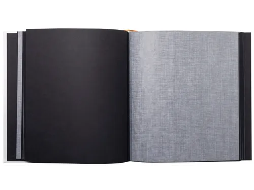 Fotoalbum Exacompta 29x32cm 60 zwarte pagina's Néo Déco wit