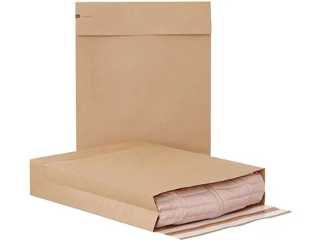 e-Green enveloppen met blokbodem 450x590x100+100mm