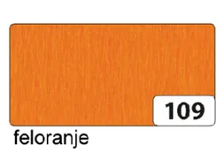 Crêpepapier Folia 50x250cm 10vel 109 oranje