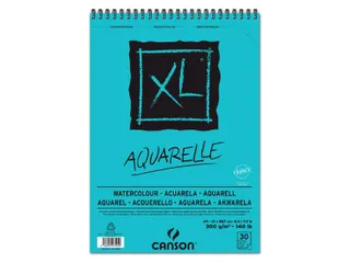 Aquarelblok Canson XL A4 30 vel 300gr spiraal - 1