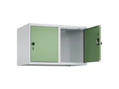 opzetkast,v. locker,2vak.,vak B 400mm,HxBxD 500x800x500mm,draaigrendel