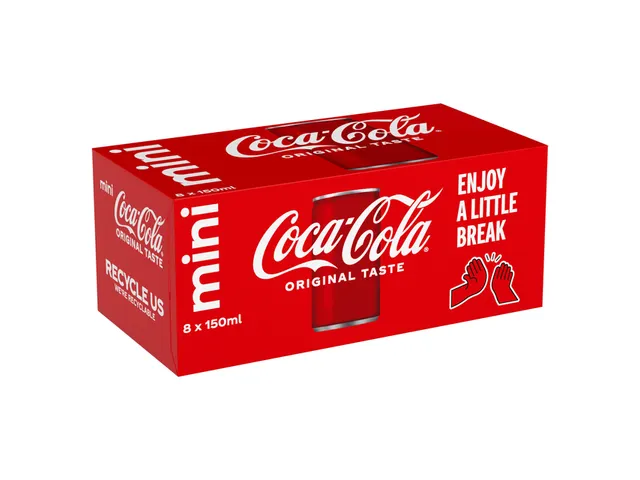 Frisdrank Coca Cola Regular mini blik 150ml