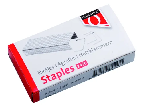 Nieten Quantore 24/6 Verzinkt 1000 Stuks