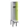 locker met bank,HxBxD 1950x300x815mm,1vak,vak B 300mm,cilinderslot