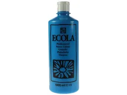 Plakkaatverf Ecola Flacon van 1000 ml Lichtblauw