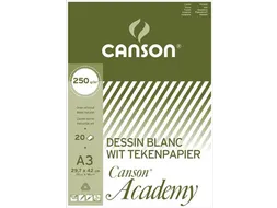 tekenpapier Academy 250 g 29,7 x 42 cm A3 20 vel