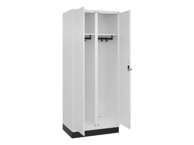 locker voor scheiding van kleding,HxBxD 1950x800x500mm,2vak