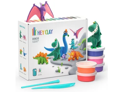 Hey Clay Klei set Dinos 15 delen