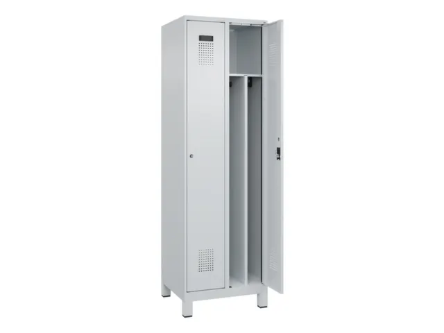 locker voor scheiding van kleding,HxBxD 1950x600x500mm,2vak