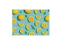 Placemat 45x32cm PVC Lemons 6 Stuks