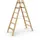 trapladder,beide zijden,2x6sporten,balk L 1,81m,2-dlg.,naaldhout