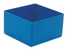 Inzetbak HxLxB 63x108x108mm Polystyreen Blauw 50 stuks