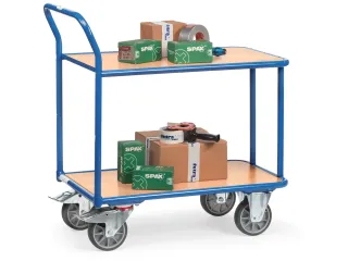 Tafelwagen 2600 400kg 2 Etages 850x500mm Houten Plaat - 3