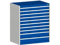 ladekast,HxBxD 1200x1050x750mm,10lade(n),lade voor zware lasten