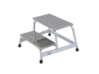 Montagetrap Aluminium H 0 4M 2Treden Incl. Platform Treden Traanplaat - 2