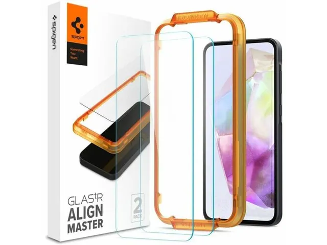 Spigen AGL07772 Schermbescherming Galaxy A35(2024) Glas.tR AlignMaster