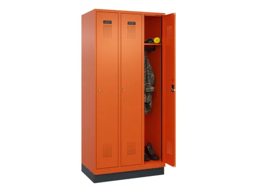 locker,HxBxD 1950x900x500mm,3vak,vak B 300mm,cil.-slot,sokkel
