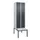 Z-garderobekast,HxBxD 2120x600x815mm,2vak,vak B 300mm,cil.-slot