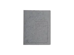 Snelhechtmap glanska rton 355g A4 grijs