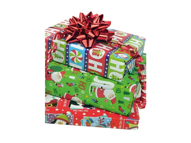 Inpakpapier Design Group Kerst 300x100cm assorti