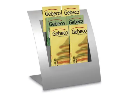tafelfolderrek,HxBxD 320x320x240mm,v. 3xDIN A4,m. reclamevlak
