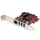 3 Poort PCI Express USB 3.0 AdapterKaart