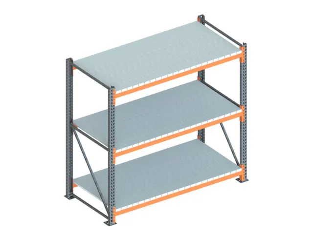 rayonnage grande largeur,rayonnage départ,HxlxP 2200x2395x1100mm