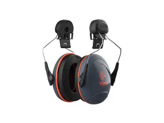 JSP Sonis Compact 2 gehoorkap voor helm, SNR 31 dB, zwart/oranje - 1