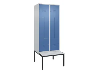 Z-garderobekast,HxBxD 2120x800x815mm,4vak,vak B 400mm,cil.-slot - 1