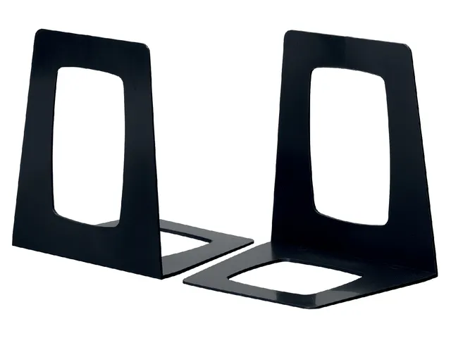 Boekensteun Jalema Re-Solution Zwart gerecycled polystyreen