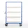 etagewagen,draagverm. 600kg,4etage(s),laadvl. LxB 1200x740mm,houtetage