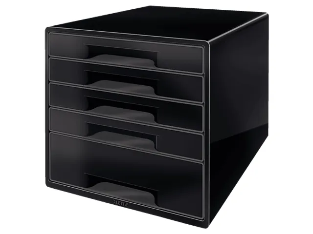 Leitz WOW CUBE Ladenblok 5 laden zwart