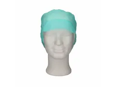 PPnw pet / klep en haaropvang, groen 'snood cap' 1000 Stuks