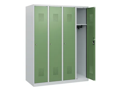 schoollocker,HxBxD 1530x1200x500mm,4vak,vak B 300mm,cil.-slot