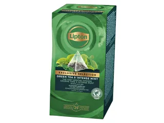 Thee Lipton Exclusive groene thee munt 25x2gr - 3